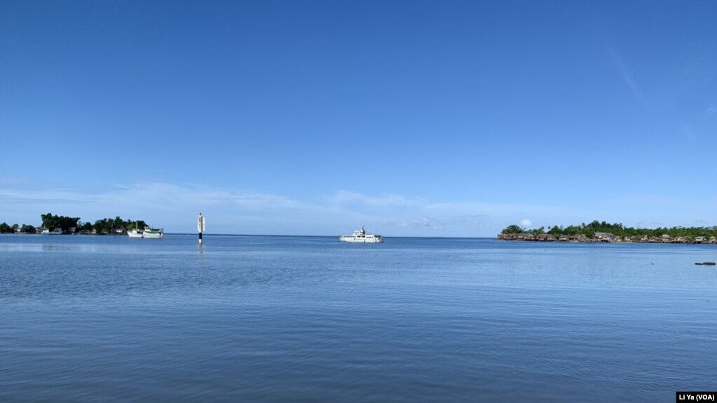 所罗门群岛马莱塔省首府奥基的海边。（美国之音莉雅拍摄）(photo:VOA)