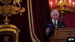 Король Британії Чарльз ІІІ виступив в палаці Ст. Джеймс в Лондоні, 10 вересня 2022 року