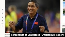 Huấn luyện viên Mai Đức Chung làm nên lịch sử khi đưa đội bóng đá nữ Việt Nam lọt vào World Cup 2023.
