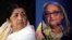 কিংবদন্তি সংগীতশিল্পী লতা মঙ্গেশকর, বাংলাদেশের প্রধানমন্ত্রী শেখ হাসিনা। (ছবি- এএফপি) 