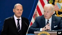 Collage - Biden, Scholz 