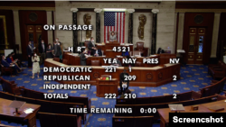 美国国会众议院2月4日以222票支持、210票反对通过《2022年美国竞争法》