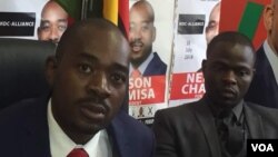 UMnu. Nelson Chamisa umkhokheli womanyano weMDC Alliance.