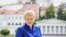 Lithuanian President Dalia Grybauskaite at the presidential palace in Vilnius, July 4, 2014. (Vera Undritz/VOA)