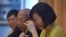 Veronica Tan, the wife of Jakarta's former governor, Basuki Tjahaja Purnama, popularly known as "Ahok," weeps during a news conference in Jakarta, May 23, 2017 in this photo taken by Antara Foto.