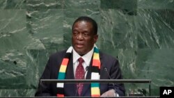 Emmerson Mnangagwa At United Nations General Assembly