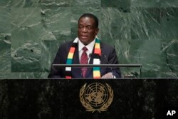 UMnu. Emmerson Mnangagwa usemhlanganweni weUnited Nations General Assembly.