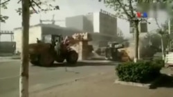 SHORT VIDEO: Բուլդոզերների կռիվ Չինաստանում