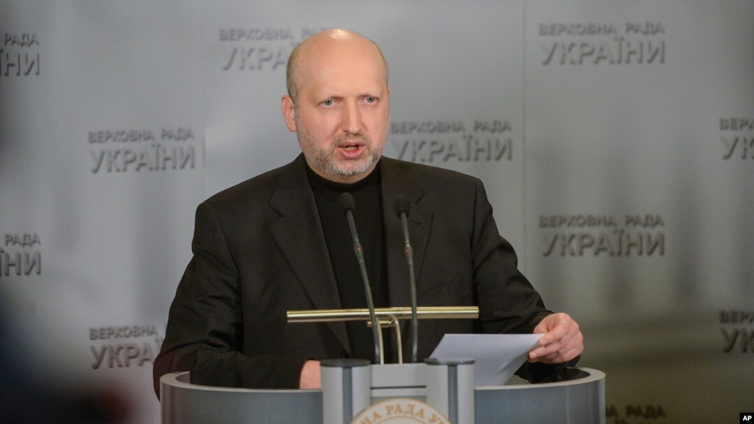 Penjabat Presiden Ukraina Oleksandr Turchynov. (AP/Andrew Kravchenko)