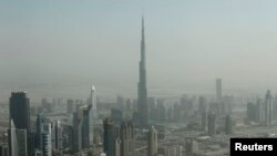 Menara tertinggi di dunia, Burj Khalifa di Dubai (Foto: dok/REUTERS/Ahmed Jadallah).