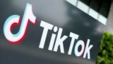 FILE - The TikTok logo is pictured outside the company's US head office in Culver City, California, Sept. 15, 2020. 