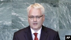 Predsjednik Ivo Josipović govori u Glavnoj skupštini Ujedinjenih naroda