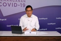 Juru Bicara Satgas Penanganan Covid-19 Prof Wiku Adisasmito dalam telekonferensi pers di Graha BNPB, Jakarta, Kamis, 25 Februari 2021. (Foto:BNPB)