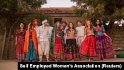 Guests at a homestay in India’s Gujarat state, where a partnership between Airbnb and local women’s organization SEWA is opening up rural homes to guests from across the world.