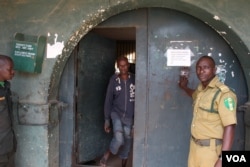 Abubakar Haruna, 23, walks free from Kaduna Central Prison after the Peace, Revival and Reconciliation Foundation paid his fine.