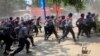 Polisi Myanmar Bubarkan Protes Mahasiswa dengan Kekerasan