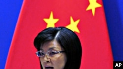 China's Foreign Ministry spokeswoman Jiang Yu speaks during a news conference in Beijing, 07 Dec 2010