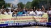 روہنگیا مسلمانوں پر تشدد کے خلاف پاکستانی کشمیر میں احتجاج