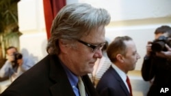 Stephen Bannon, principal estratega político de la administración Trump.