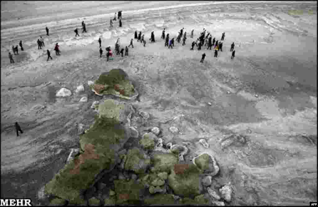 Urmiyə gölünün son görüntüləri