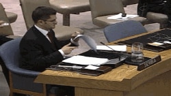 Vuk Jeremić na sjednici Vijeća sigurnosti UN