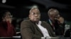 Jacob Zuma lors d'une réunion de l'ANC sur sa politique d'expropriation à Johannesburg, le 19 mai 2018.