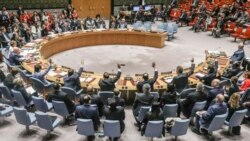 United Nations Security Council vote on a humanitarian draft resolution for Syria, which fail to gain the support of Russia and China, at U.N. headquarters in New York, September 19, 2019. (Bebeto Matthews/AP))