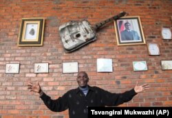 In this photo taken Thursday June 30, 2011 Zimbabwe music superstar, Oliver Mutukudzi at his music academy in Norton about 40 kilometres from Harare.