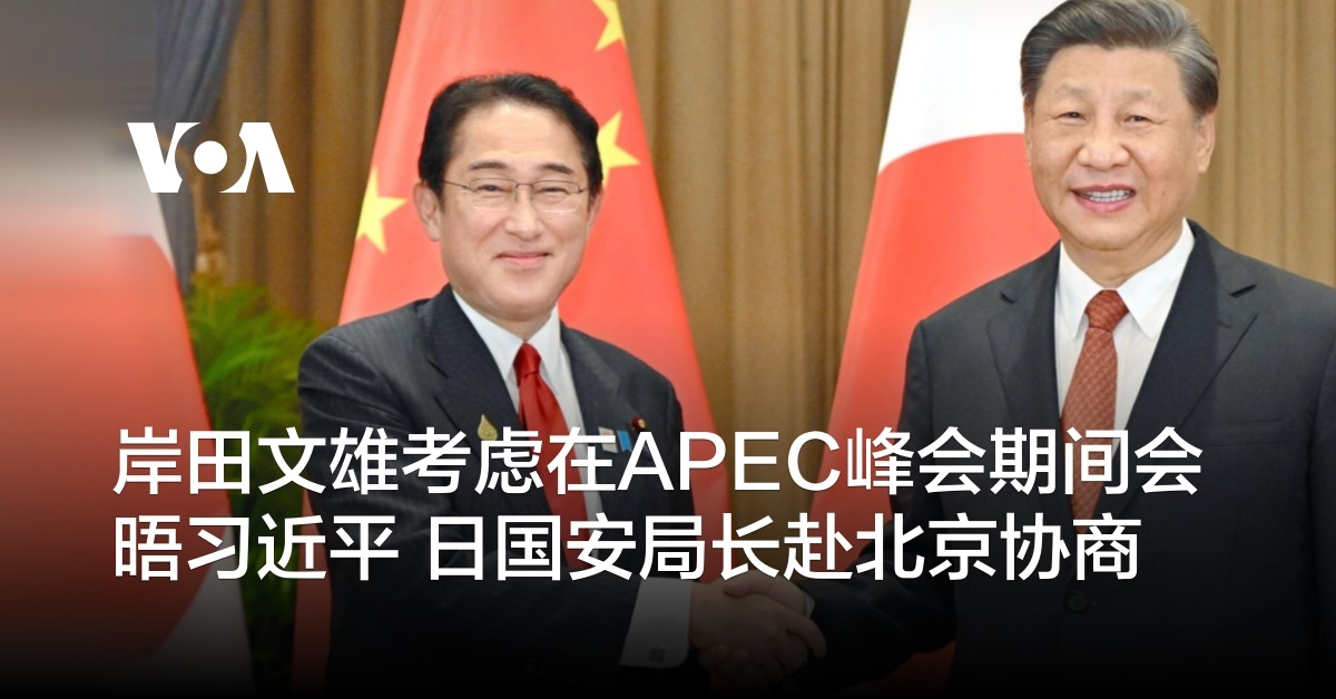 岸田文雄考虑在APEC峰会期间会晤习近平 日国安局长赴北京协商