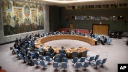 Dewan Keamanan PBB membahas perkembangan situasi di Gaza, dalam sidang di markas besar PBB, Jumat, 30 Maret 2018.