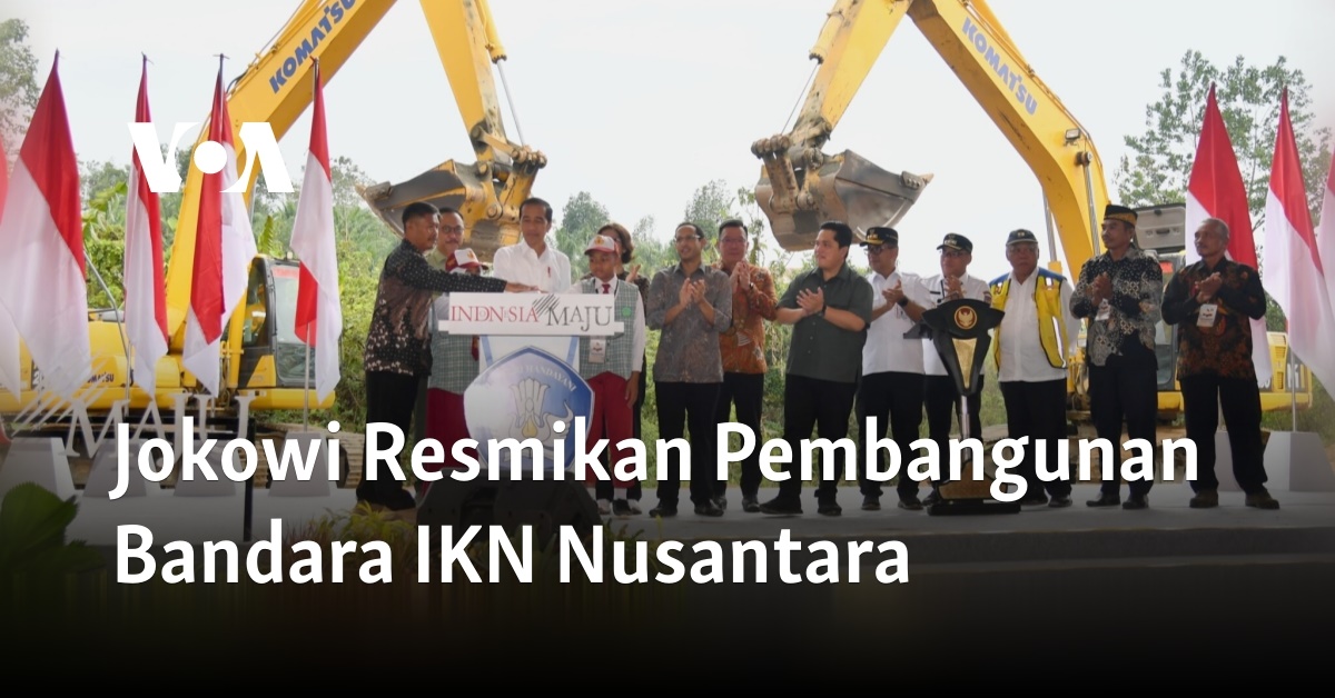 Jokowi Resmikan Pembangunan Bandara IKN Nusantara