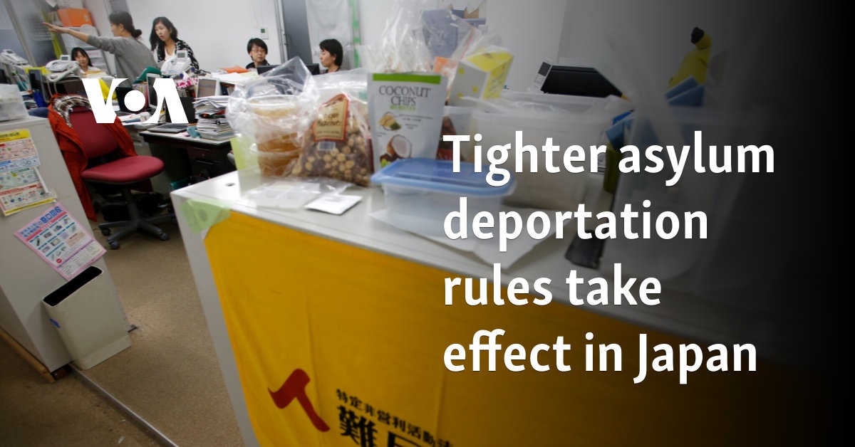 Tighter asylum deportation rules take effect in Japan