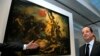 Một bức tranh của Viện bảo tàng Louvre bị phá hoại