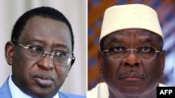 Malian presidential candidates, Soumaila Cisse, left, and Ibrahim Boubacar Keita, undated file photos.