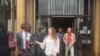 Martha O'Donovan leaving Harare Magistrates Court after her subversion charges had been dropped from the court roll, Harare, Thursday, Jan. 4, 2018. (S. Mhofu/VOA)