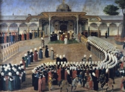 18 ویں صدی میں عثمانیہ خلافت کا ایک دربار