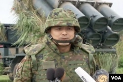日本自衛隊上校、第4反艦導彈團指揮官藤丸浩二(視頻截圖)