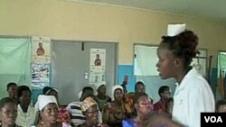 A nurse-midwife tells women steps they can take to reduce the risks of dying from complications of pregnancy and childbirth, January 2011.