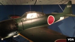 美國華盛頓史密森國家航空航天博物館展出的二戰期日本零式戰機。