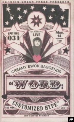 A poster advertising a Creamy Ewok show