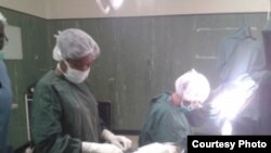 Fistula surgeon Dr. Ambaye Wolde Michael of the Women and Health Alliance performs surgery on 14 Zimbabwean women suffering from the injury.