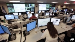 National Cybersecurity & Communications Integration Center (NCCIC) prepares for the Cyber Storm III exercise at its operations center in Arlington, Va., September 9, 2010.