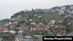 Vue du Lac Kivu à Goma, RDC.