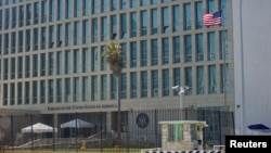 A view of the U.S. Embassy in Havana, Cuba on Sept. 18, 2017.