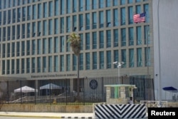 A view of the U.S. Embassy in Havana, Cuba on Sept. 18, 2017.