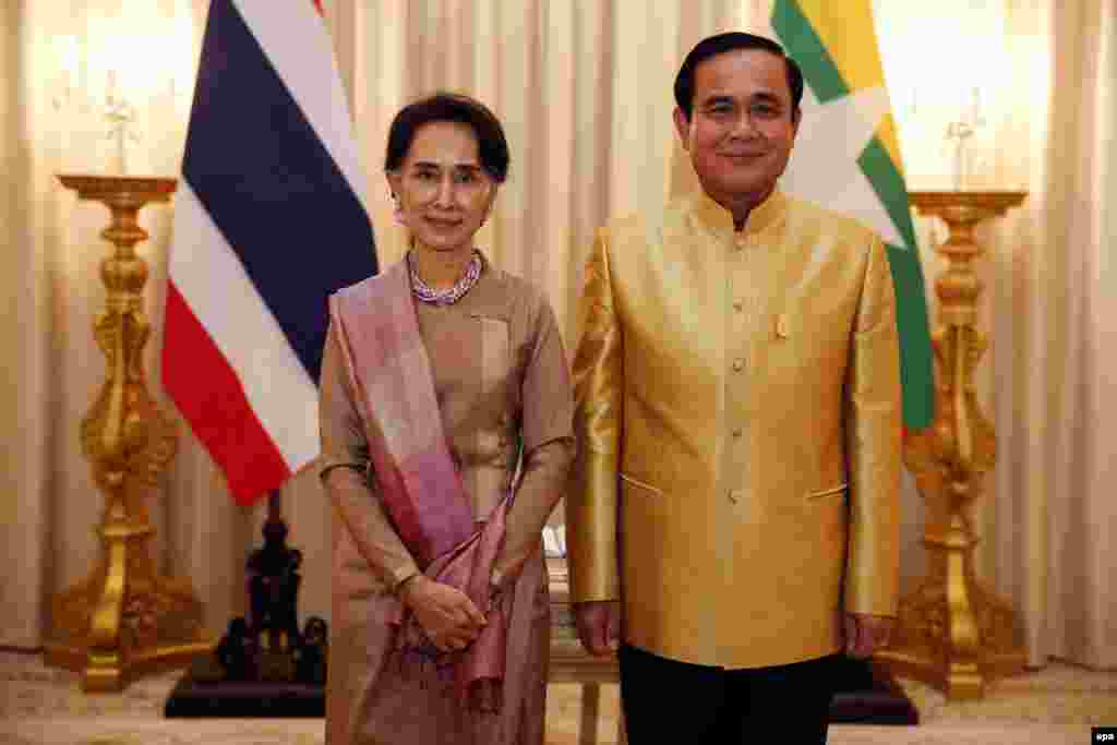 ထိုင်းဝန်ကြီးချုပ် နဲ့ ဒေါ်အောင်ဆန်းစုကြည်