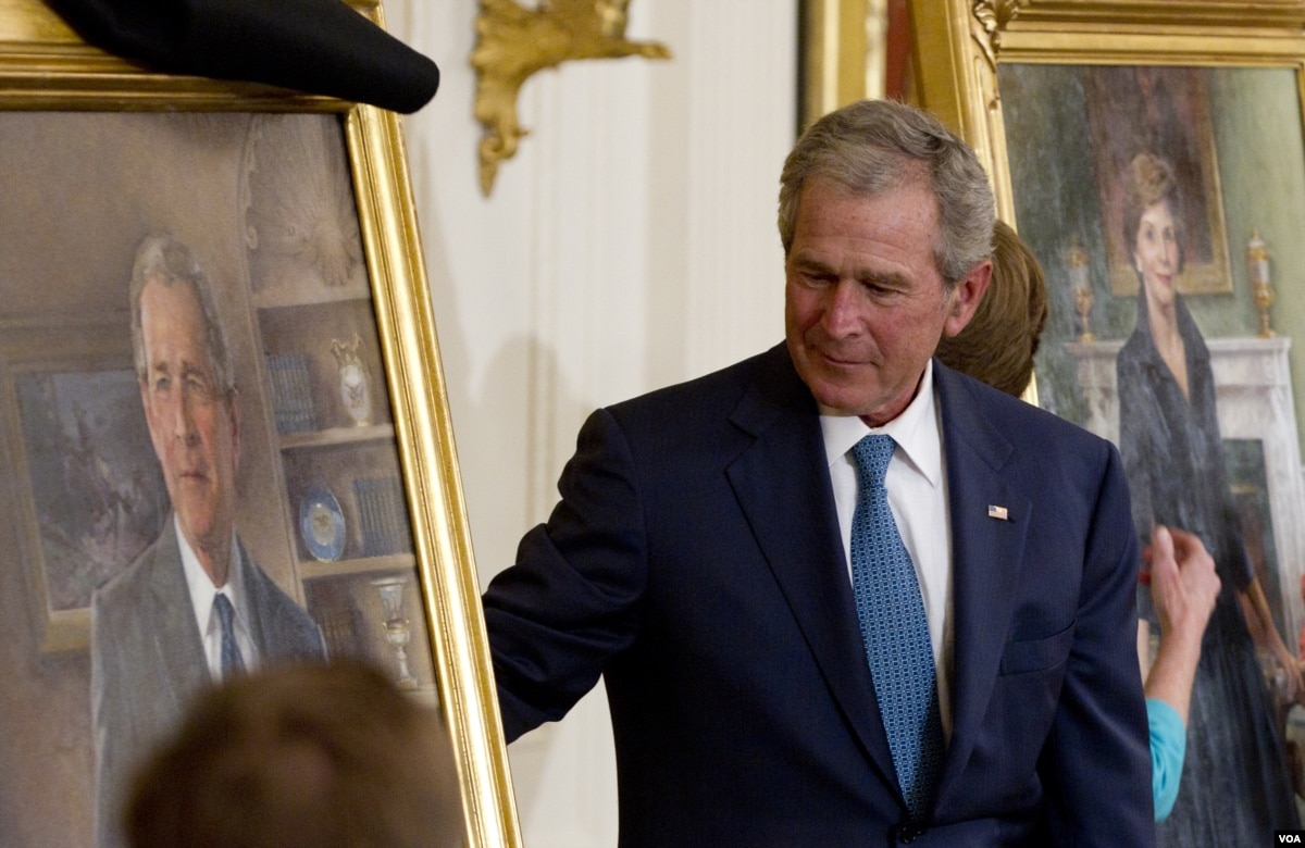 George W. Bush Joins Obama to Unveil Official Portrait