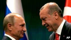 Президенти Путін і Ердоган