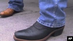 Cowboy boots at the annual Houston Livestock Show and Rodeo