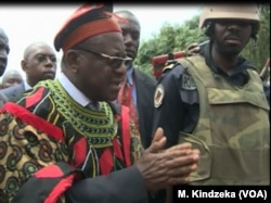 FILE - Cameroon Prime Minister Joseph Dion Ngute visits Bamenda, Cameroon, May 10, 2019.